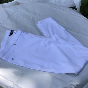 Vera wang white leggings large NEW